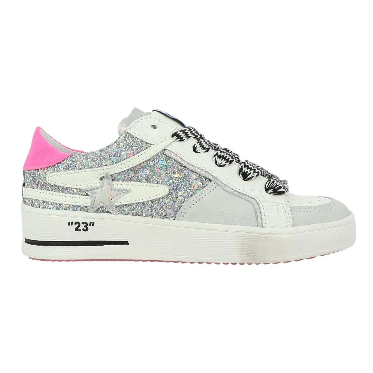 Baskets mode Semerdjian vana argent