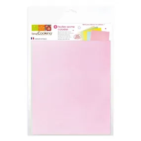 Feuilles en Azyme Colorées – Calissons et Nougats